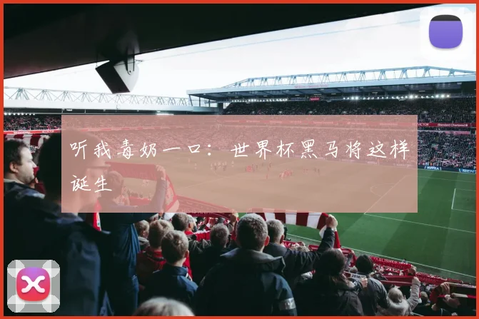 听我毒奶一口:世界杯黑马将这样诞生
